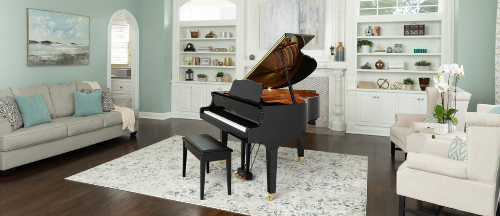 Piano in Living Room